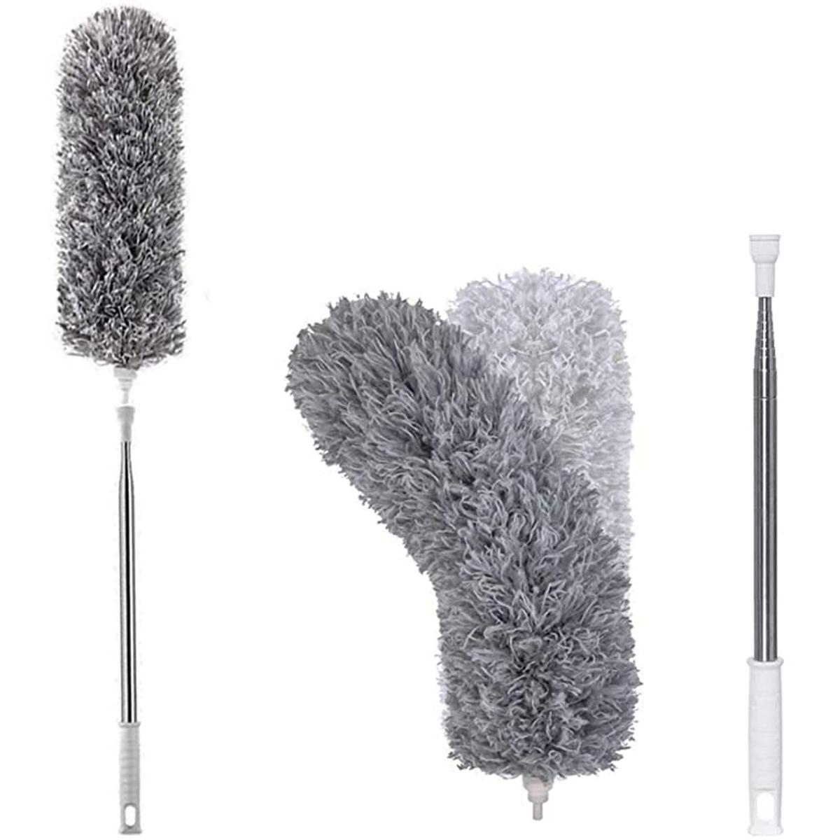 Foldable Microfiber Fan Cleaning Duster Steel Body Flexible for Quick and Easy Cleaning