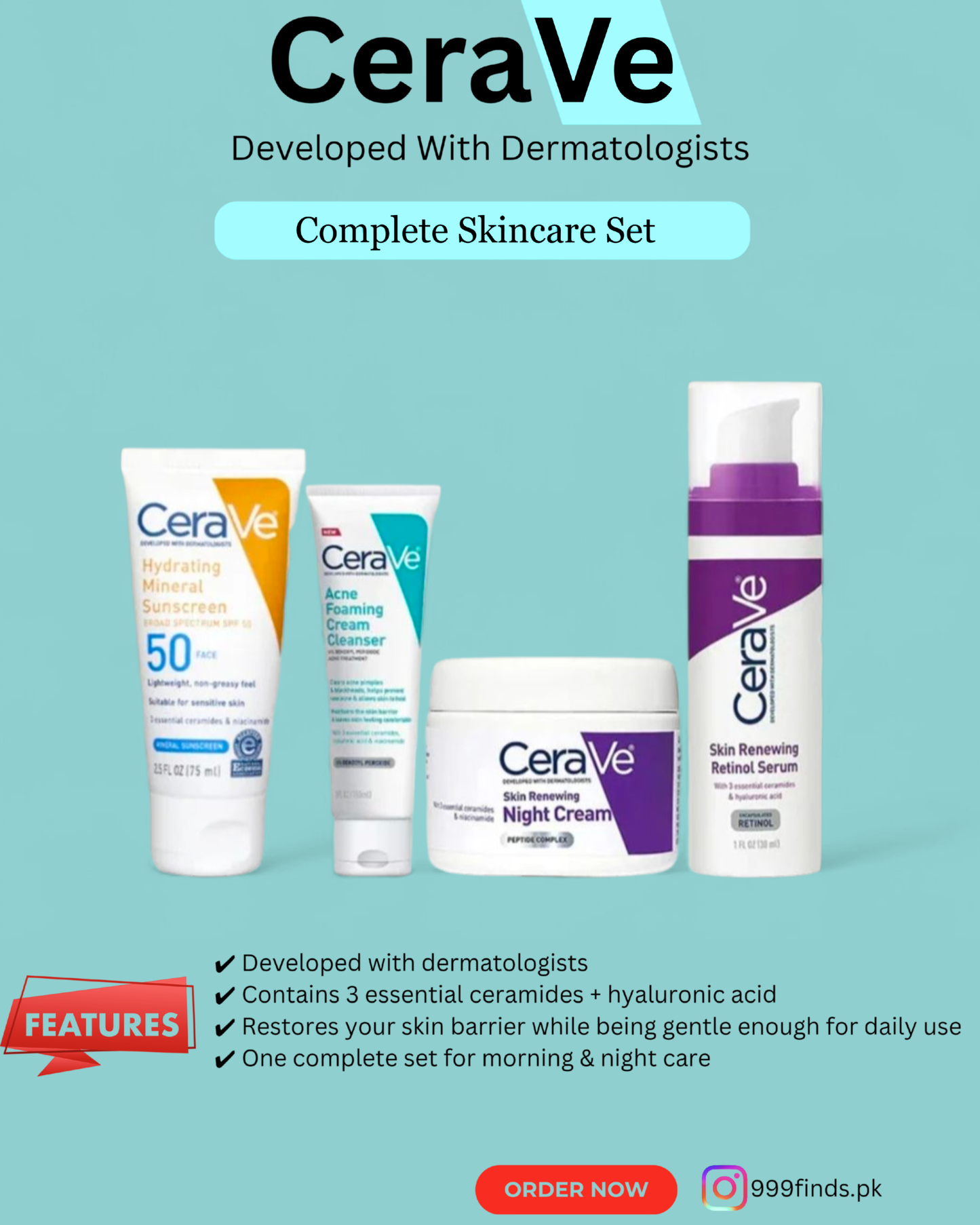 CeraVe 4in1 skincare kit