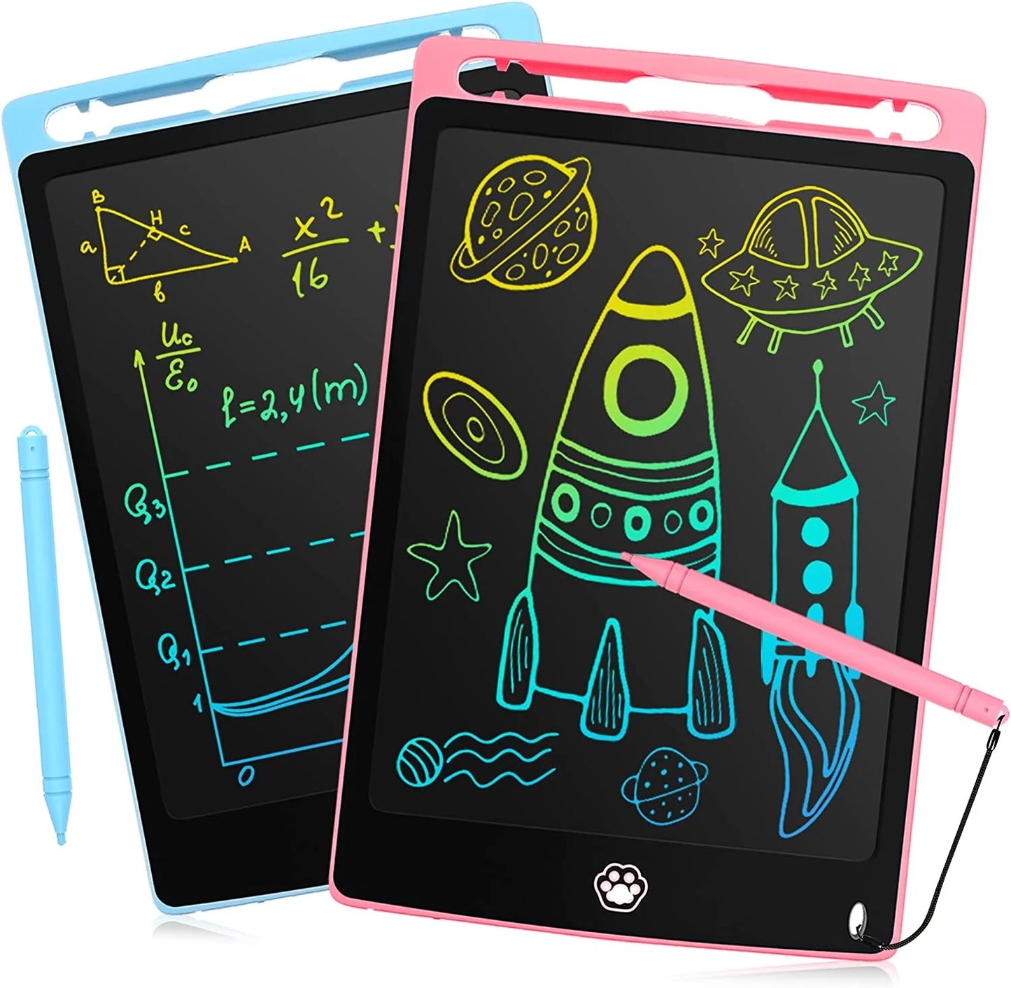 Multi Color Kids Paperless Electric Cell Operate Writing Tablet 8.5 inch