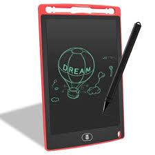 Multi Color Kids Paperless Electric Cell Operate Writing Tablet 8.5 inch