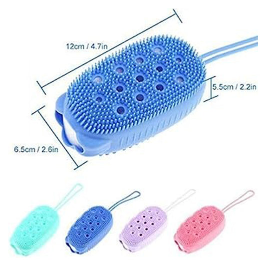 Shower Tools Washing Pad Bubble Multi Function Scrubbing Artifact Silicone Bath Brush Double-sided Soft Massage