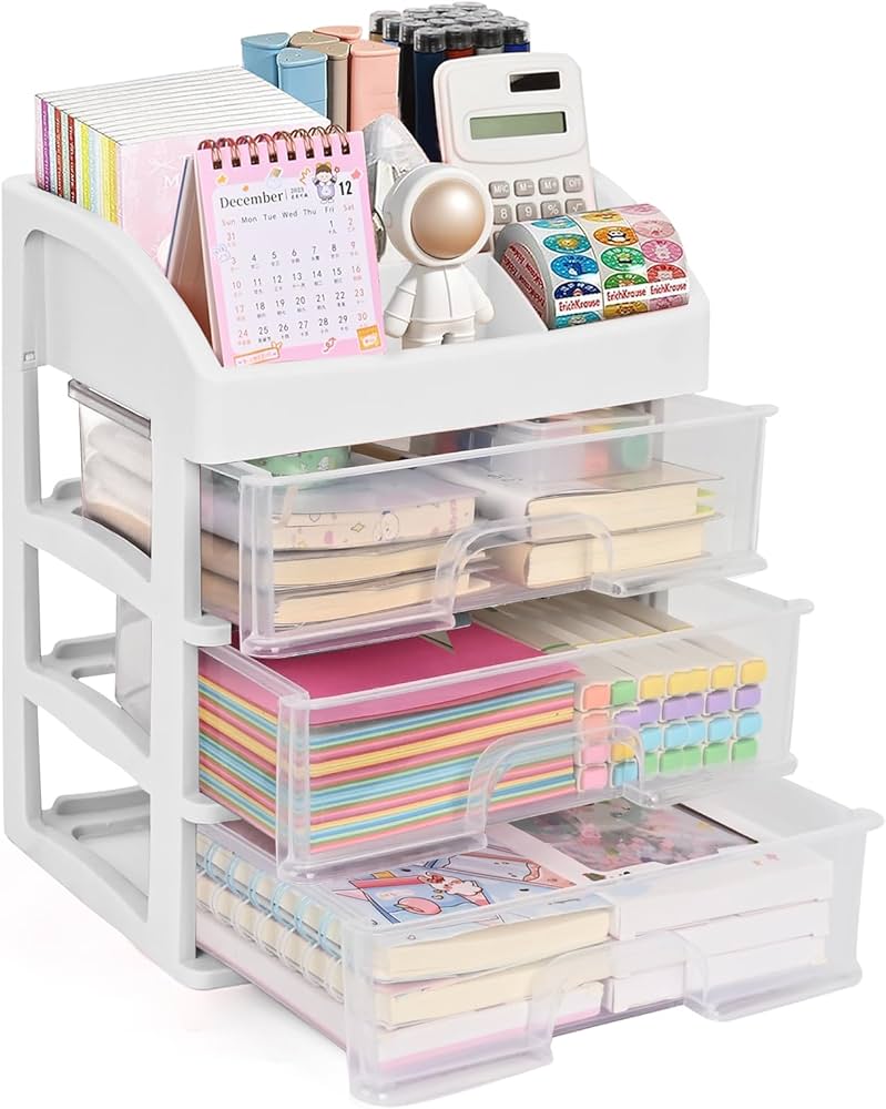 Home Organizer 3 layer Storage Drawer & Jewelry Box.