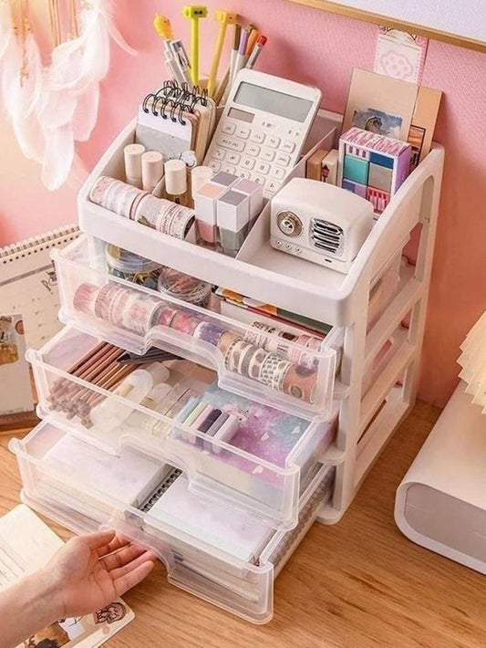 Home Organizer 3 layer Storage Drawer & Jewelry Box.
