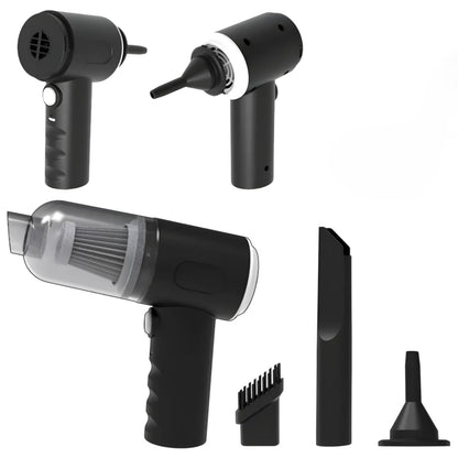 3-IN-1 Mini Vacuum Cleaner & Air Blower For Car Interior, Office, Home, Computer, Cordless Handheld Wireless Portable Auto Vacuum Cleaner Strong Suction Powerful