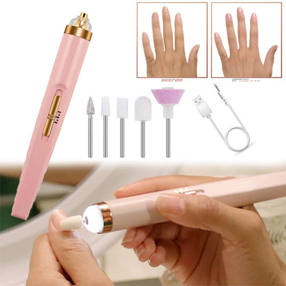 Finishing Touch Flawless Salon Nails Kit Electronic Nail File and Manicure and Pedicure Tool Rechargeable
