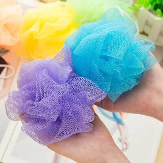 Body Cleaning Wash Foaming Mesh Net Loofah New Arrived Colorful Bathroom Body Mop Flower Ball Shower Soft Sponge Bubbles
