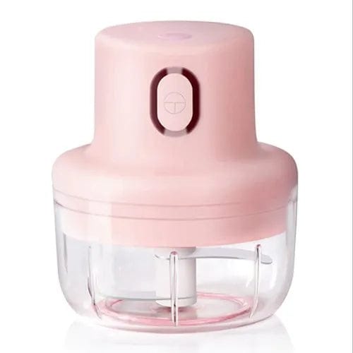 Portable Mini Electric Chopper 250ml Rechargeable Food Processor, Wireless Vegetable & Meat Chopper Durable Stainless Steel Blades USB Chargeable.