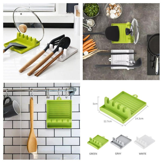 Lid and Spoon Rest Kitchen Utensils Holders