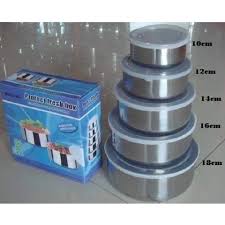 Stainless Steel Protect Fresh Box – 5 Pcs Set